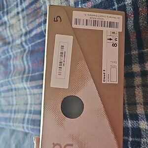 On Cloud 5, 8 Womens, All White